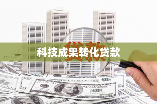 南投市科技成果转化贷款