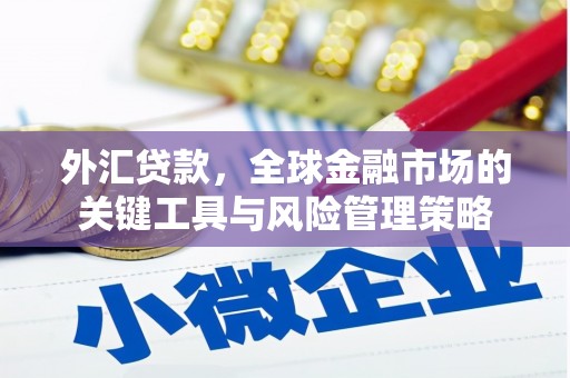 南投市外汇贷款，全球金融市场的关键工具与风险管理策略