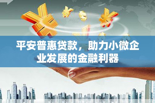南投市平安普惠贷款，助力小微企业发展的金融利器