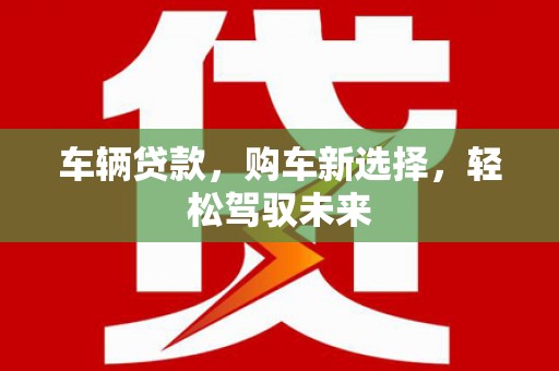 南投市车辆贷款，购车新选择，轻松驾驭未来