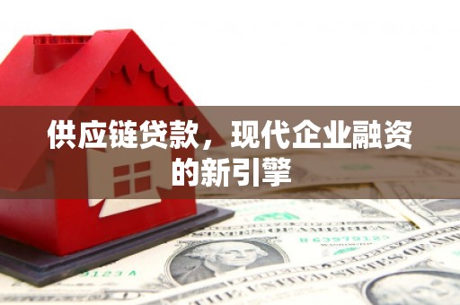 南投市供应链贷款，现代企业融资的新引擎