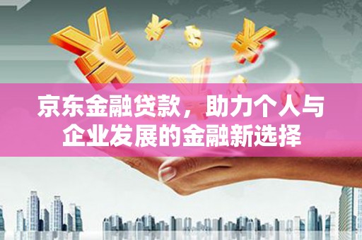 南投市京东金融贷款，助力个人与企业发展的金融新选择
