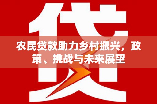 南投市农民贷款助力乡村振兴，政策、挑战与未来展望