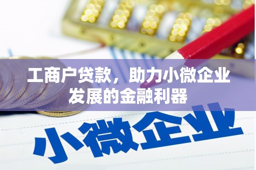 南投市工商户贷款，助力小微企业发展的金融利器