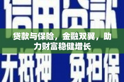 南投市贷款与保险，金融双翼，助力财富稳健增长