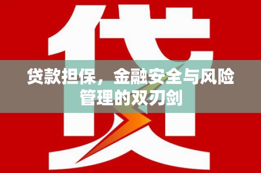 南投市贷款担保，金融安全与风险管理的双刃剑