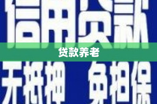 南投市贷款养老