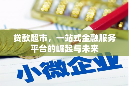 南投市贷款超市，一站式金融服务平台的崛起与未来