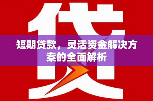 南投市短期贷款，灵活资金解决方案的全面解析