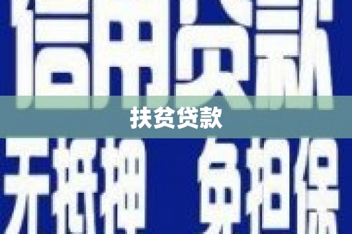 南投市扶贫贷款