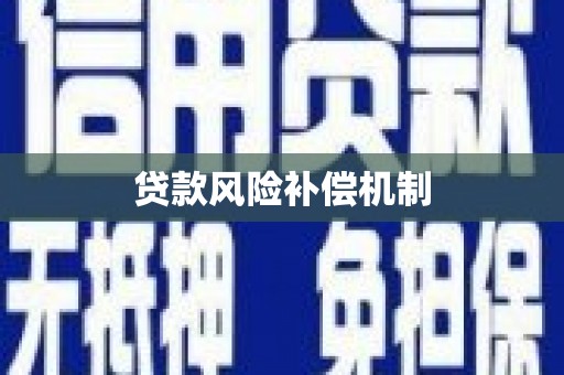 南投市贷款风险补偿机制
