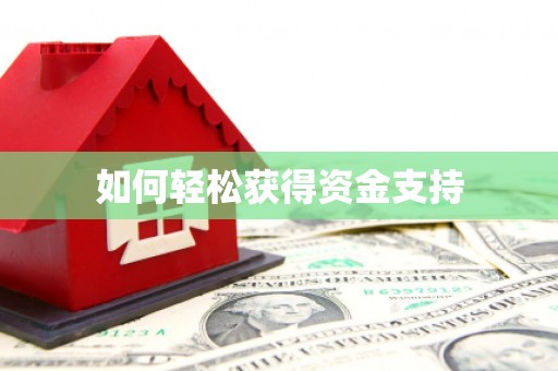 南投市如何轻松获得资金支持